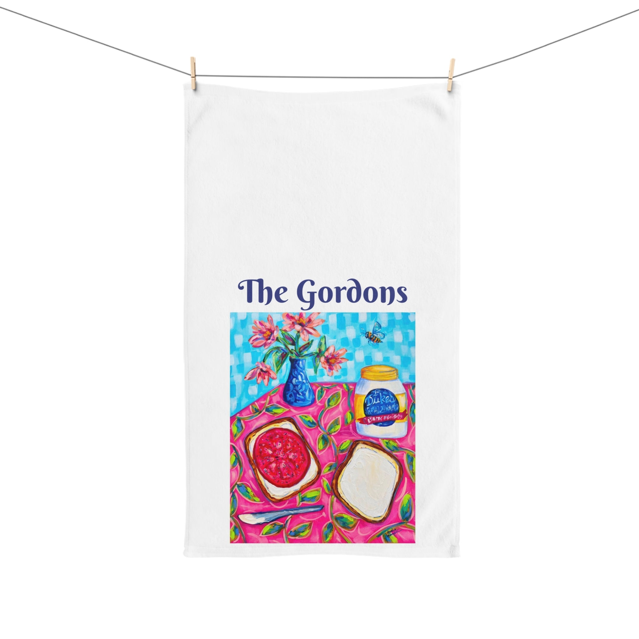 Tomato Sandwich Tea Towel - Free Personalization