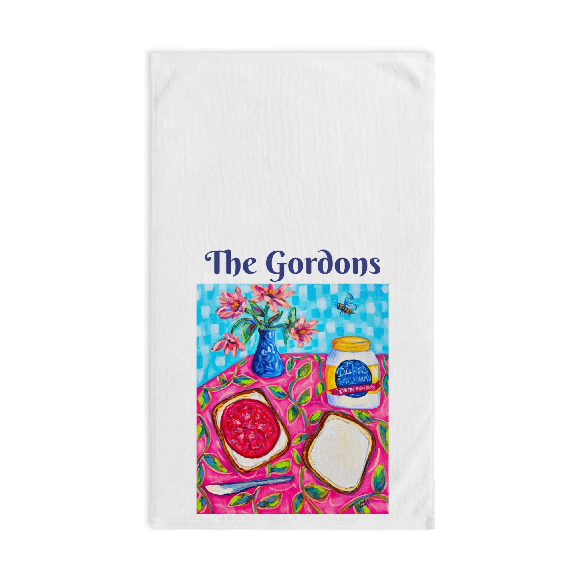 Tomato Sandwich Tea Towel - Free Personalization