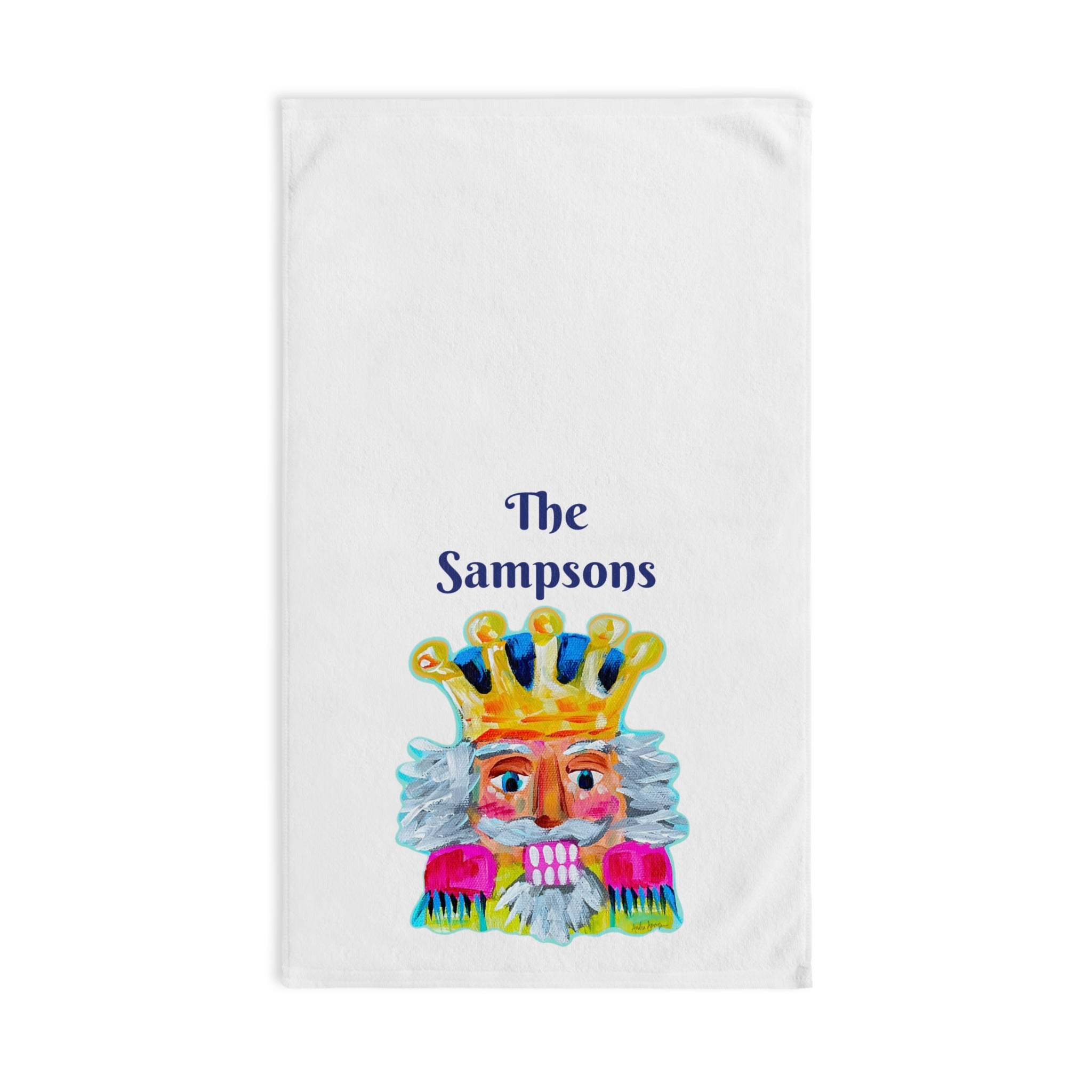 Nutcracker Hand Towel - Free Personalization