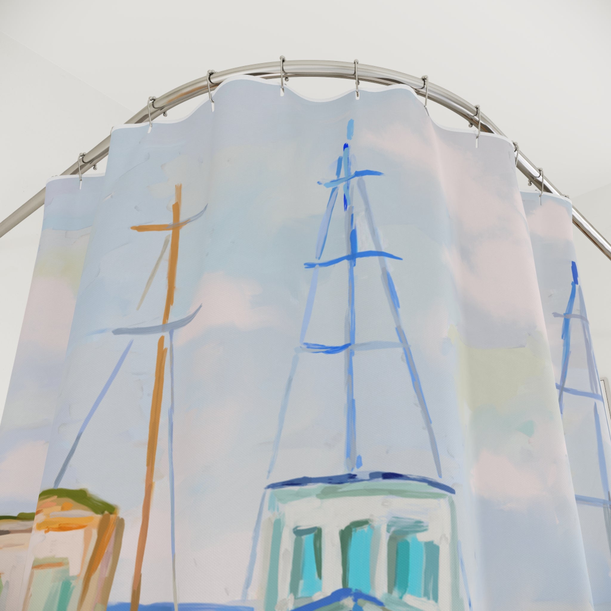 Fishing Boats Shower Curtains