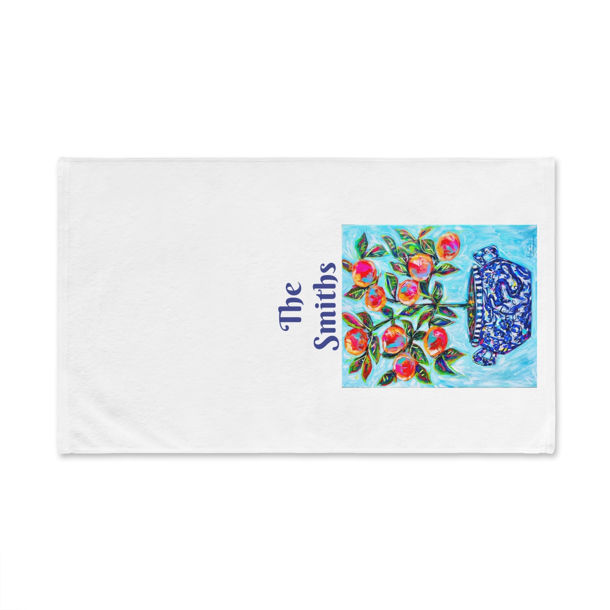 Orange Tree Hand Towel - Free Personalization