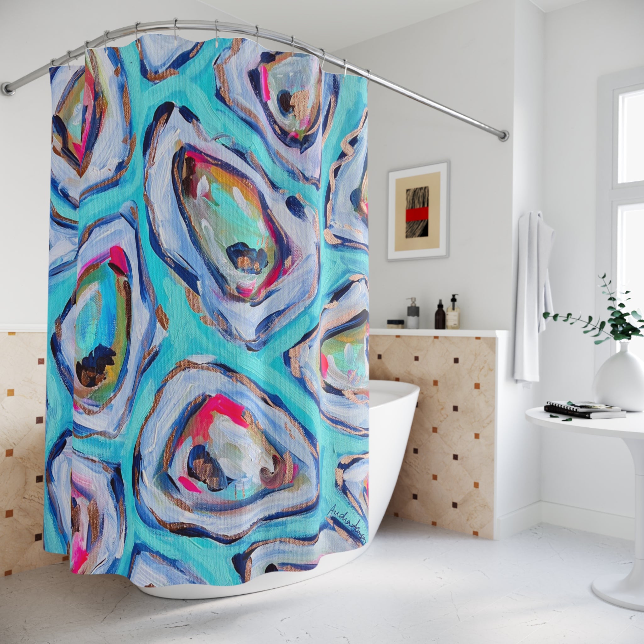 Oysters Shower Curtains