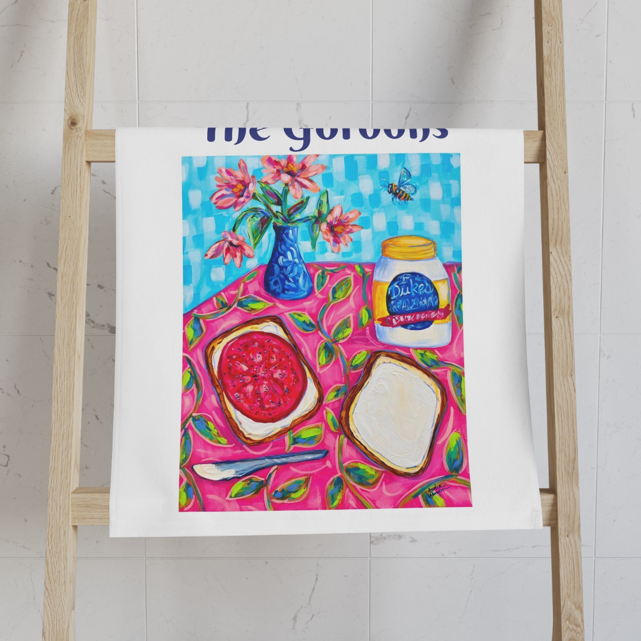 Tomato Sandwich Tea Towel - Free Personalization