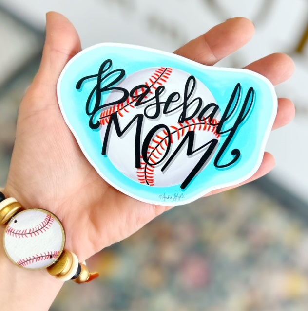 Baseball Mom Sticker