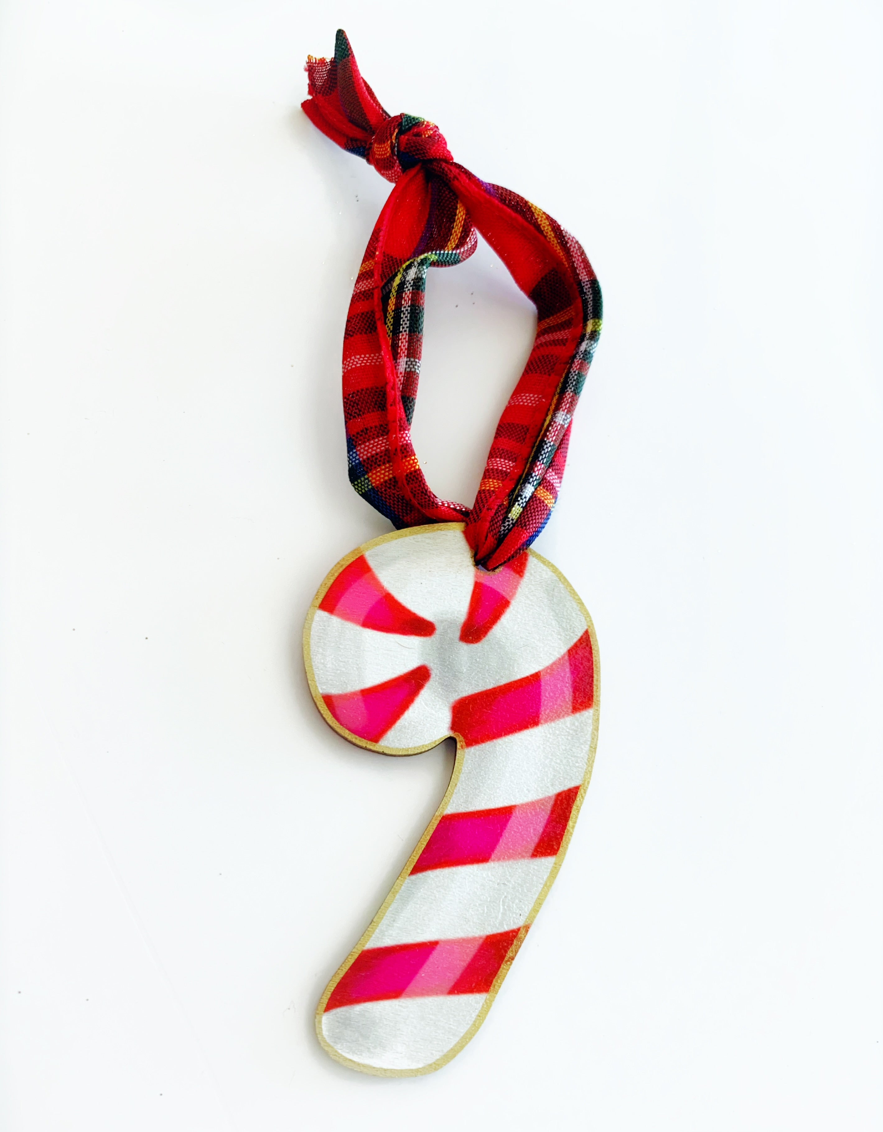 Candy Cane Christmas Ornament Holiday Decor - USA Made