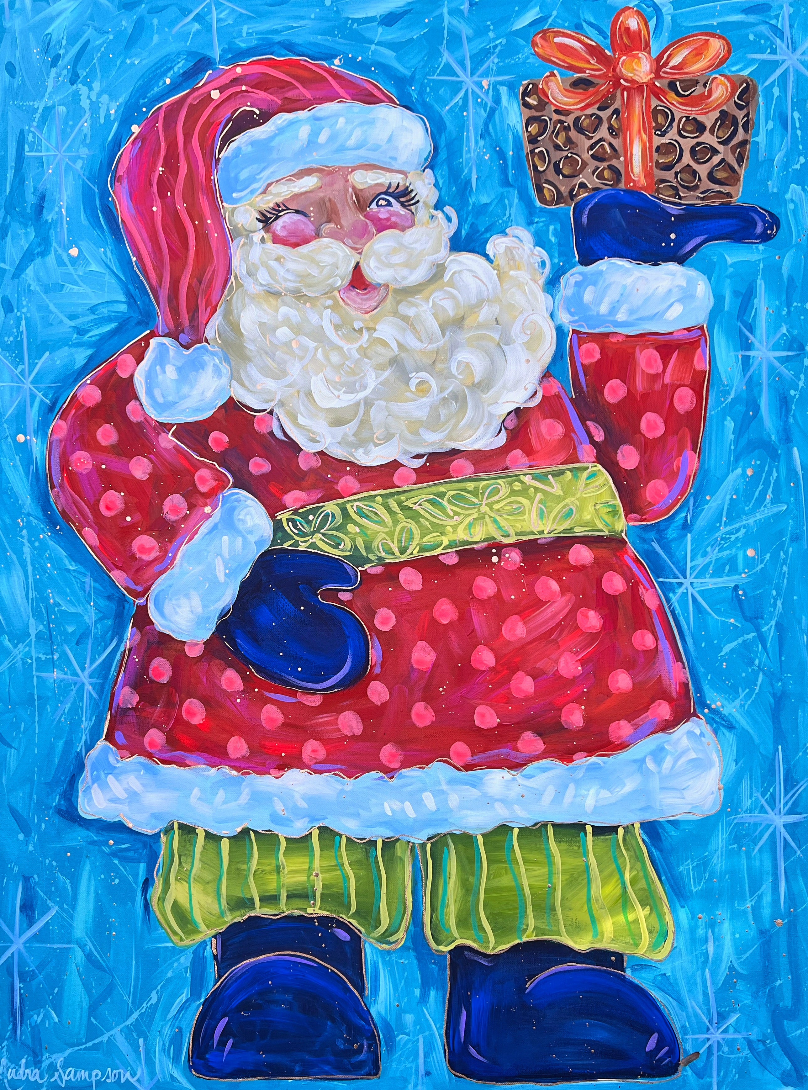 Santa Reproduction - Paper Print or Canvas