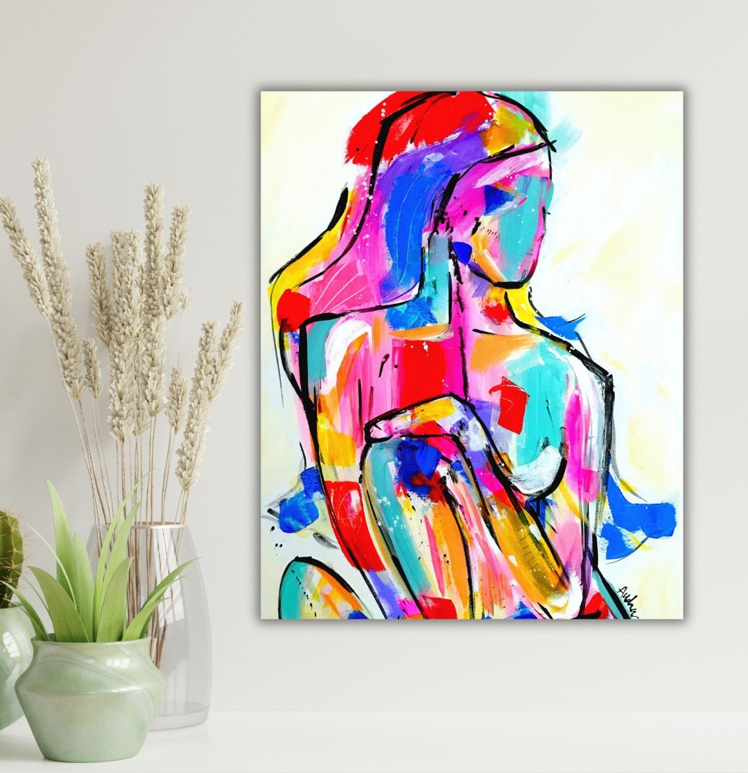 Rainbow Figurative Canvas