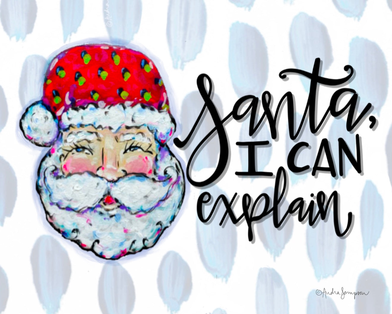 Christmas Canvas - Santa I Can Explain