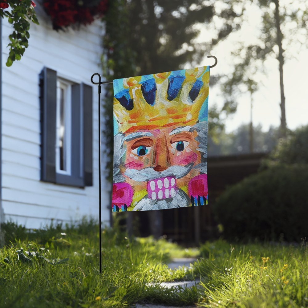 Nutcracker Garden flag