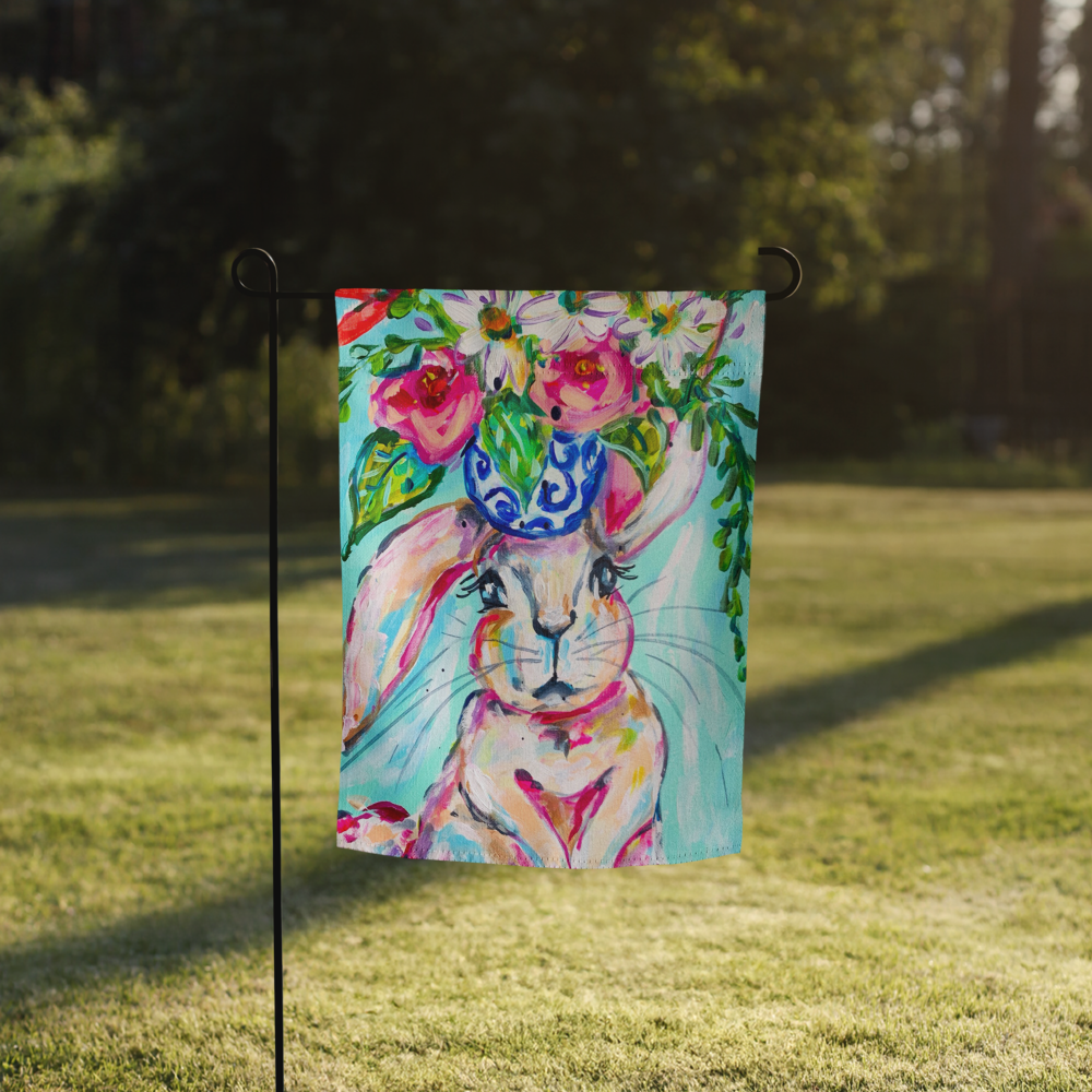 Judith Bunny Garden flag