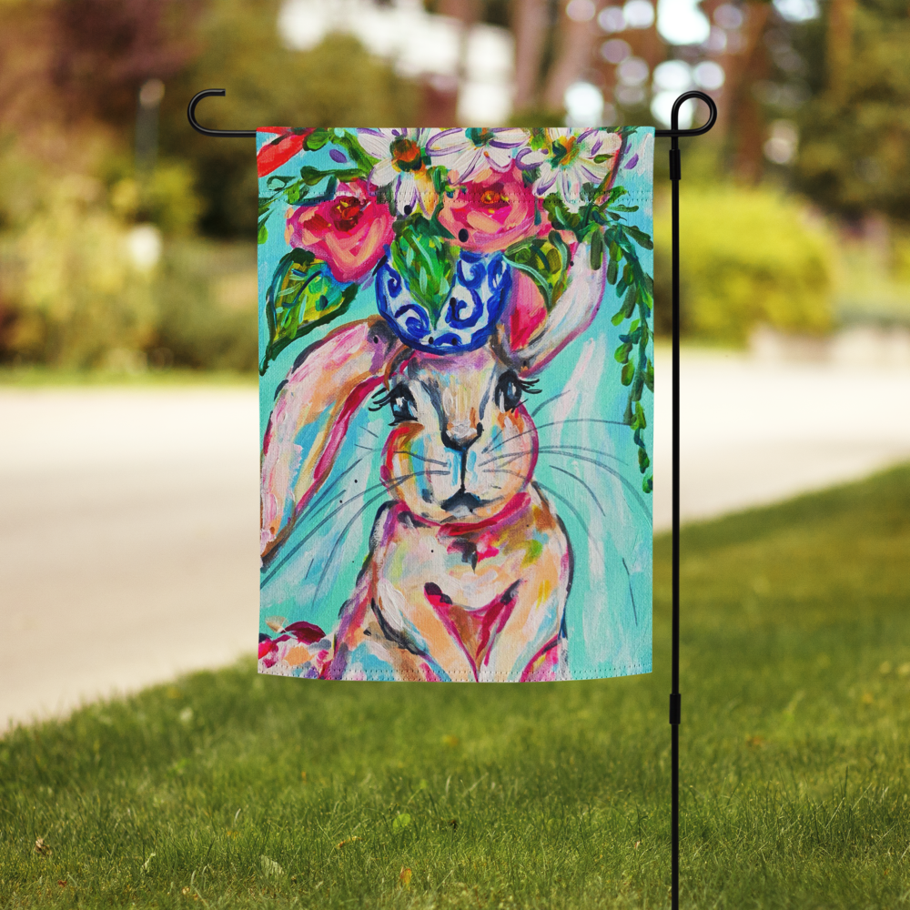 Judith Bunny Garden flag