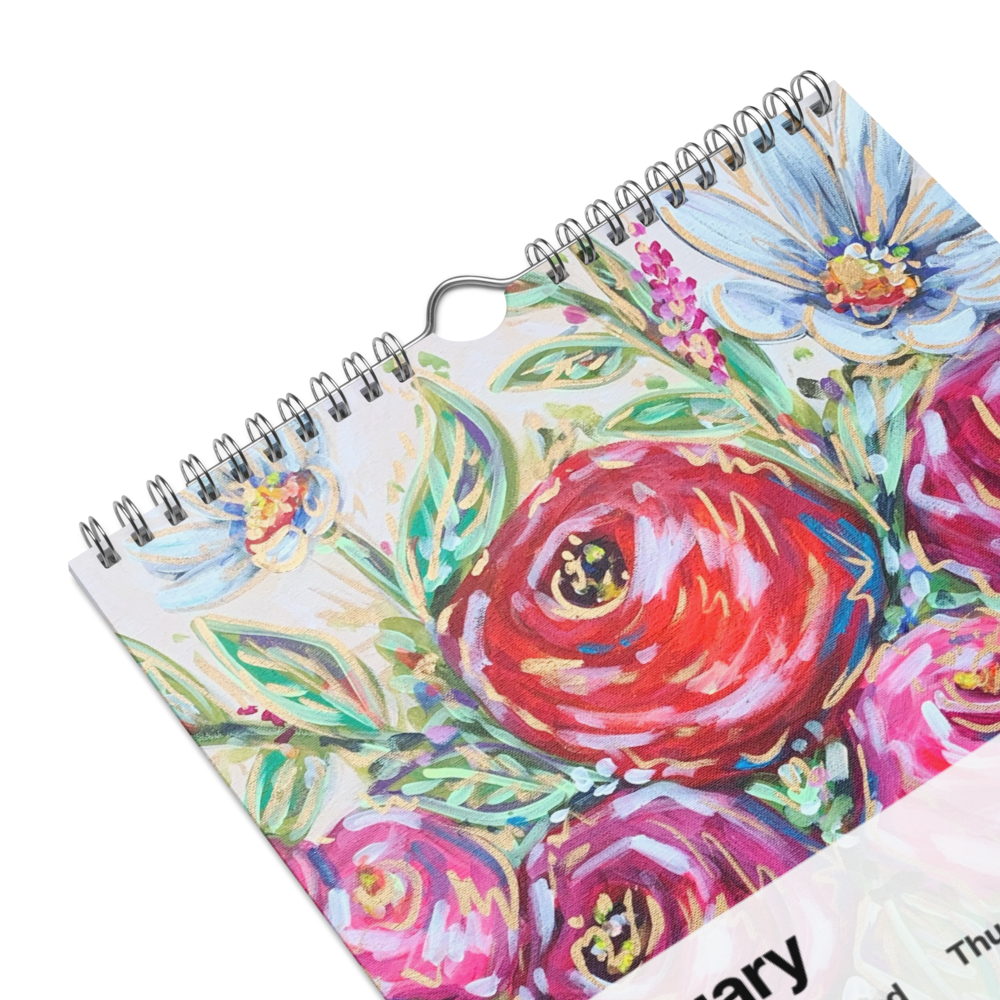 Audra Style Floral Bouquet Wall calendar (2025)