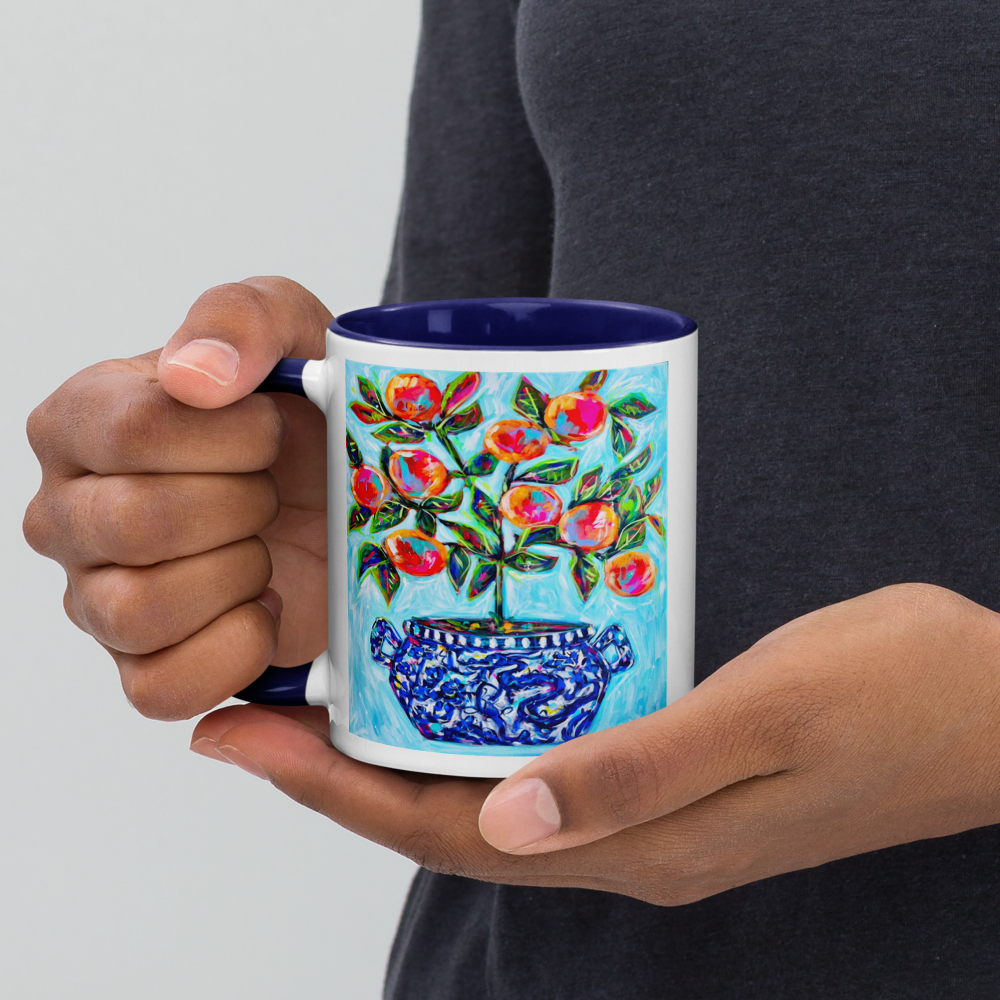 Orange Tree Ceramic Mug