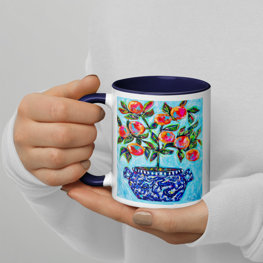 Orange Tree Ceramic Mug