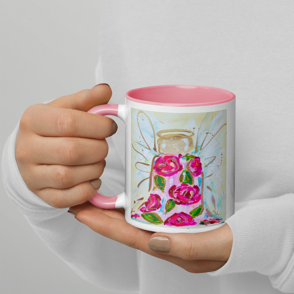 Rose Angel Ceramic Mug