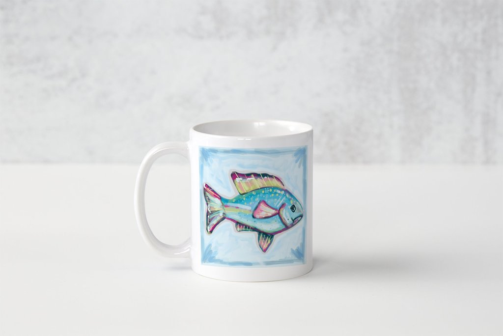 Blue Fish Coffee Mug