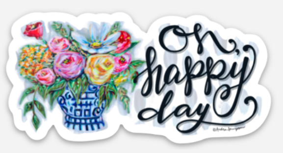 Oh Happy Day Sticker