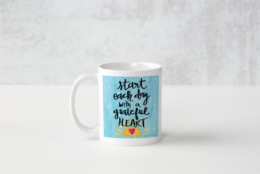 Start Each Day With A Grateful Heart Coffee Mug